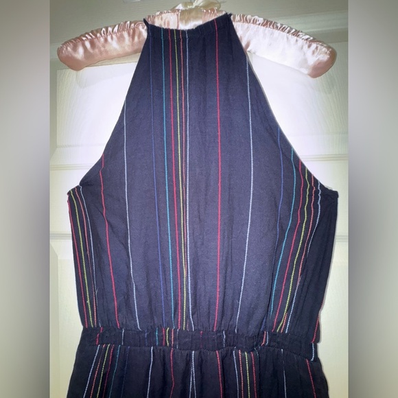 New Anthropologie Dolan Odille Striped Halter Jumpsuit Size S. GUC - Picture 3 of 16